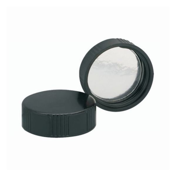CAP BLACK PHENOLIC 144CS