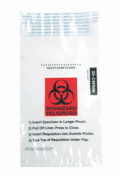 Minigrip™ SPECI-GARD™ Specimen Biohazard Transport Bags