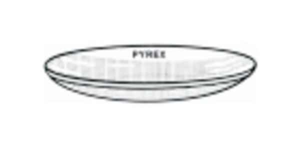PYREX Watch Glses w/Fire-Polished Edges,