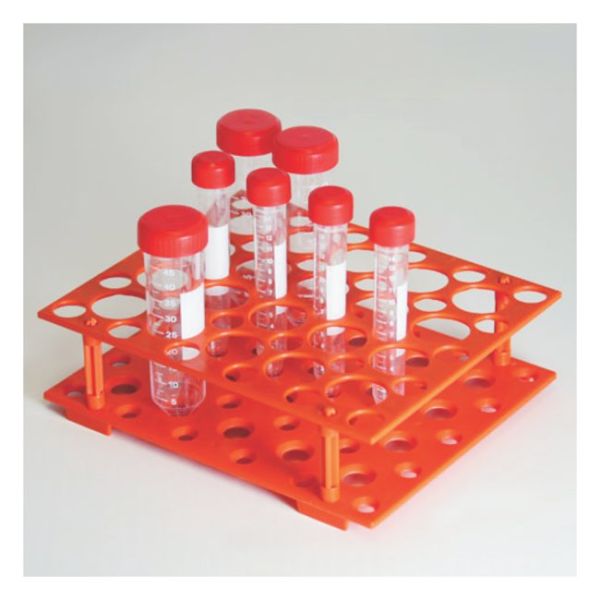Orange Centrifuge Tube Rack