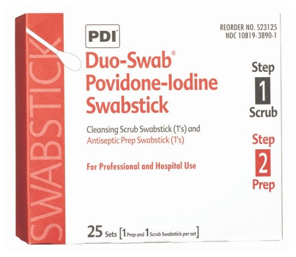 PDI™ Povidone-Iodine Swabsticks