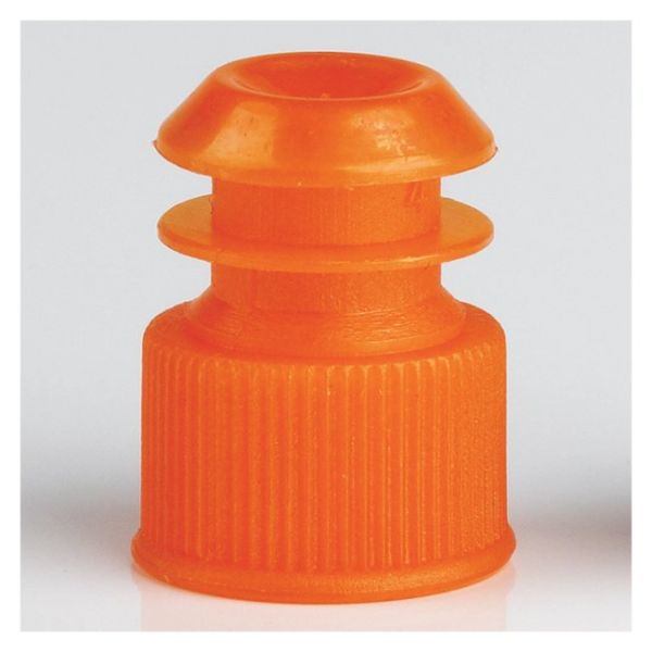 FLANGE PLUG CAP 13MM ORG M/PK