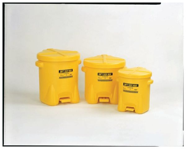 Biohazard Waste Bin 14 Gal Yellow