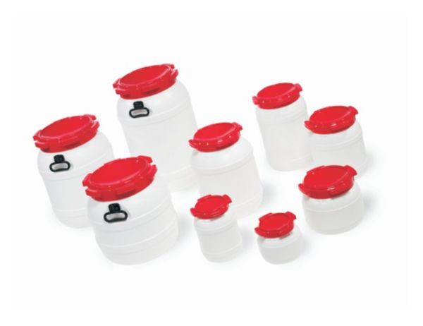 Qorpak™ CurTec™ Wide Neck Drums, 10L, 8/