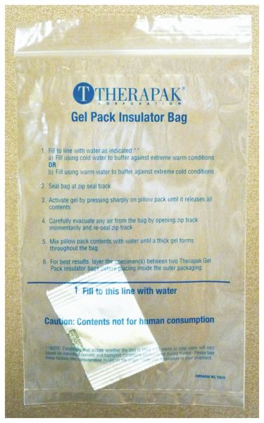 GEL PK BAG + GEL POUCH 100/CS