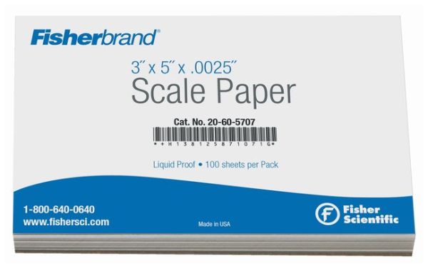 Fisherbrand Liquid Proof Scale Papers, 0