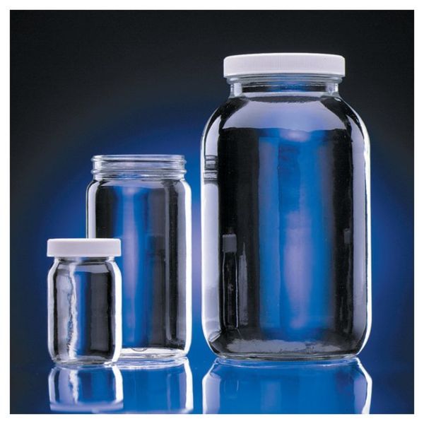 Bottle Gls Clear Std.W/Mouth, Wheaton, w