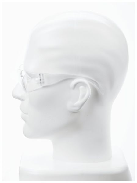 FB Clear Safety Glasses, Clear, Ea