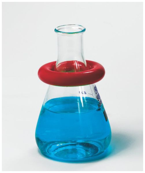 Bel-Art™ SP Scienceware™ Round Lead Ring Flask Weights with Vikem™ Vinyl Coating