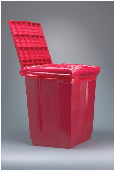 Red, Safety disposal container