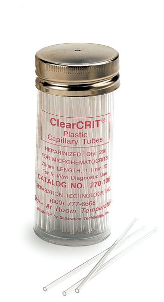 CLRCRIT CAP TBES 1.1MM 5/PKCL