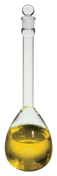 Flask, Volumetric; Glass; Reusable; Clas