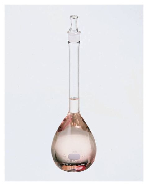 Flask Volumetric, Pyrex, Serialized/Cert