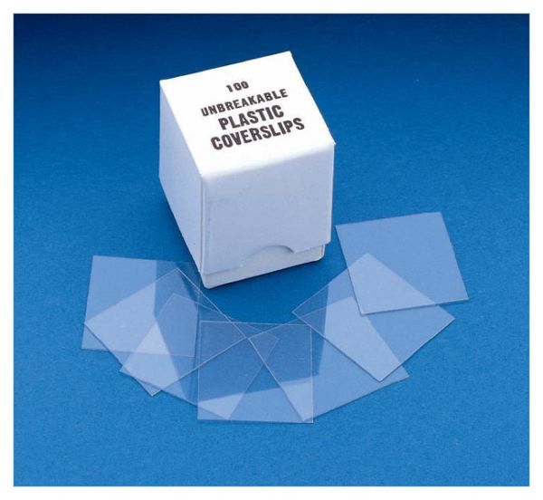 Cover Slips Plastic FB, 22x22mm, 1000/Pk