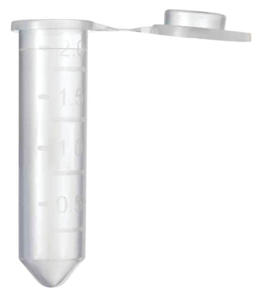 MICROFUGE TUBES, PP, 2.0ML 