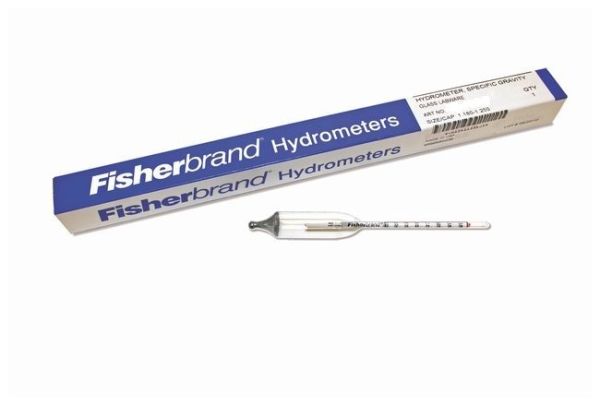 Fisherbrand™ Precision Specific Gravity 325 - 345mm Long Hydrometers