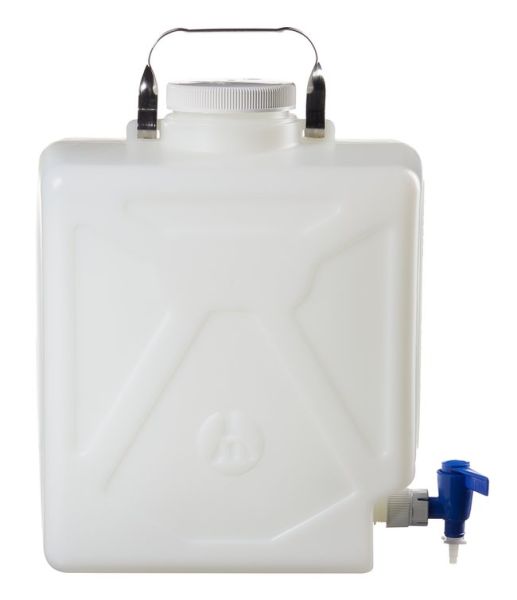 CARBOY RECT ASP HDPE 5 GAL