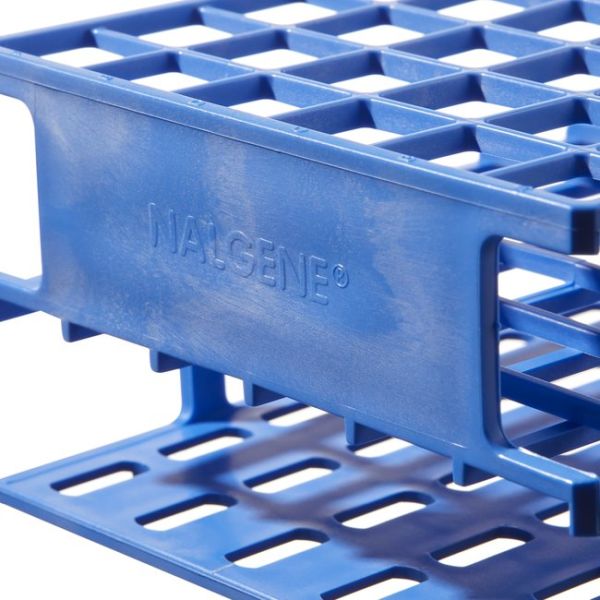 PP Test Tube Racks, Blue, 16mm