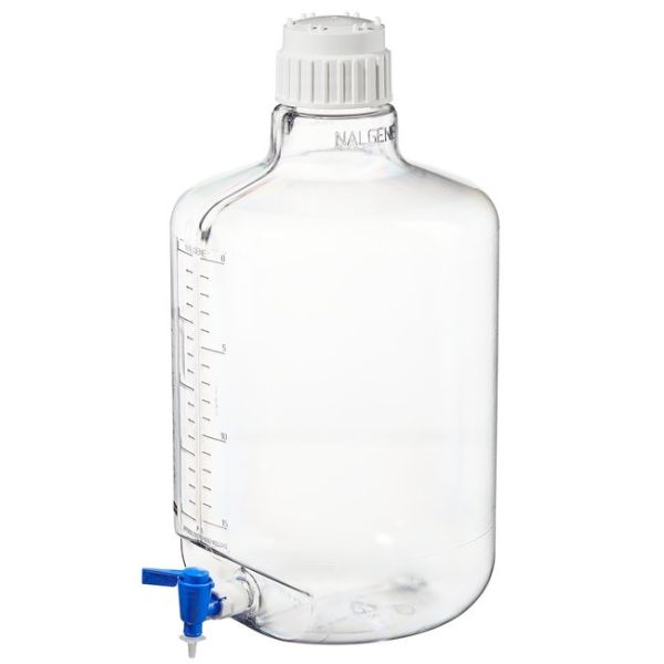 CARBOY W/SPIGOT CLEAR PC 20L