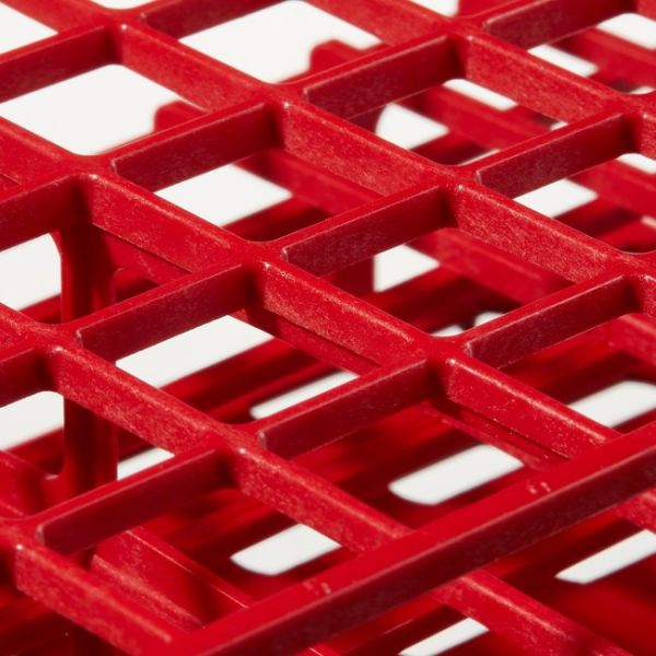 RACK UNWIRE ACETAL RED 16MM