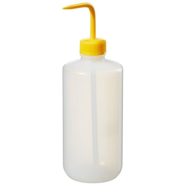Wash Bottle, LDPE, Color-Coded Yellow, 5