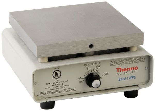 Thermo Scientific™ Explosion-Proof SAFE-T HP6 Hotplate, 120V 50/60Hz; 600W, 5A