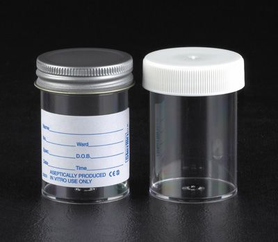 60ml Containers Polystyrene with Plain L