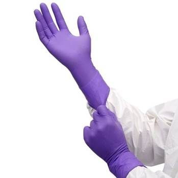 GLOVE PURPLE NITRILE XTRA L 500 GLOVES/C