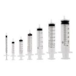 DISPOSABLE SYRINGE 10ML WITH RUBBER PLUNGER, LUER SLIP 