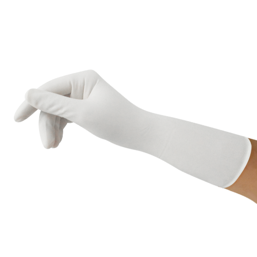 Labserv Latex PF Exam Gloves, L, 100/Bx