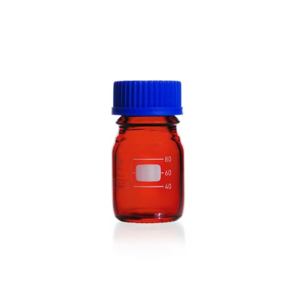 GL45labglassbottleamber100ml(10/CS)