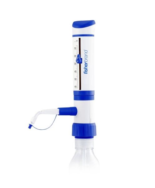 Fisher Scientific™ Fisherbrand™ Autoclavable Bottle-top Dispensers 5.0 - 60 ml, increment 1.0ml