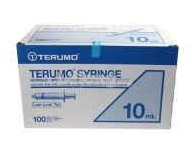 10ml Terumo Syringe w/o Needle, 100/Bx