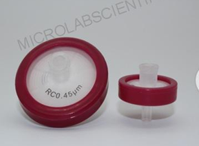 Nonsterile RC Syringe Filters, Pore:0.45(Î¼m), Housing Diameter:25(mm), 1000/Pk