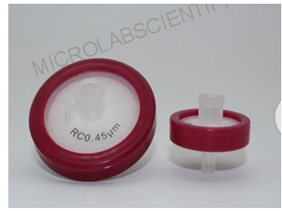 Nonsterile RC Syringe Filters, Pore:0.22(Î¼m), Housing Diameter:25(mm), 1000/Pk