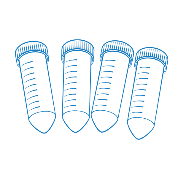 50 ml tubes with membrane filter, 180pcs