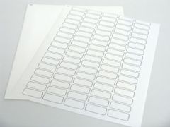 Cryogenic Labels, 0.5x1.25in., White,85l