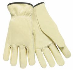 Fisherbrand Leather Driverapos;s Gloves - GLOVE DRVR GRN LTHR MED 12PR