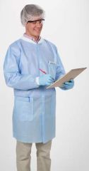 Fisherbrand™ Anti-Static Disposable Medical Blue SMS Lab Coats