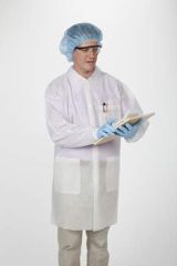 Fisherbrand™ General Protection Disposable SMS White Lab Coats