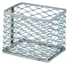 TEST TUBE BASKET SS 5X4X6 IN
