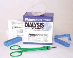 Fisherbrand™ Regenerated Cellulose Dialysis Tubing, Flat width: 32mm; Dia. x Length: 20.4mm x 30m