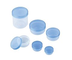 PP Case 3-53 Clear Blue, 24ml, 100pcs/bx