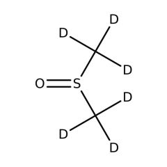 Methyl sulfoxide-d6, for NMR, packaged in 0.75 ml ampoules, 99.9 atom % D 7.5ML