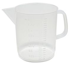 Low form PP beaker wt handle 2L (12/cs)