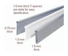 Hoefer™ SE 250 Vertical Electrophoresis Unit Accessory, T-Spacers