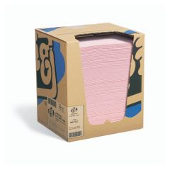 Pig Haz-Mat Pads, Pink, 13X11 inch, 100/PK