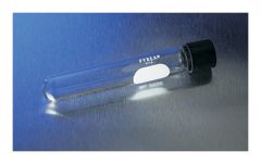 Test Tube Pyrex w/PTFE Rub-Line Cap, 16x