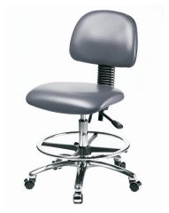 CHAIR HIGH BKRST PNEUMTC BLACK