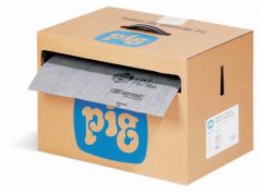 New Pig 4-in-1 Absorbent Mat Rolls in Dispenser Box